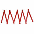 Metro pieghevole in legno 2m premium verniciato Rosso - personalizzabile con logo