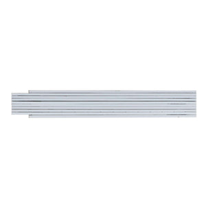 Metro pieghevole in legno 2m UE Bianco - personalizzabile con logo