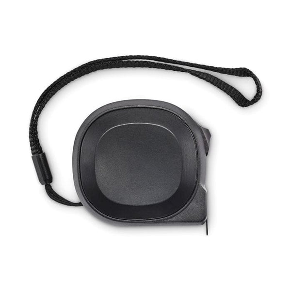 Metro retrattile 5M Nero - personalizzabile con logo