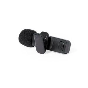 Microfono Spart nero - personalizzabile con logo