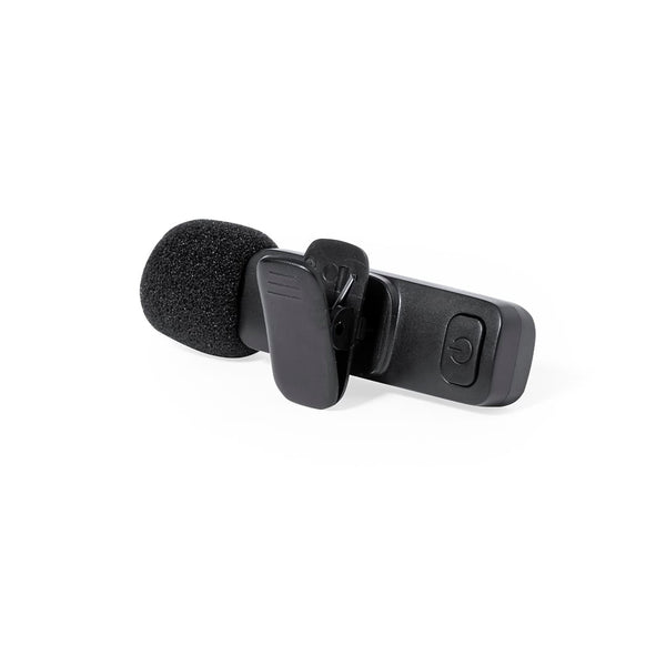 Microfono Spart nero - personalizzabile con logo