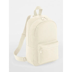 Mini Essential Fashion Backpack beige - personalizzabile con logo