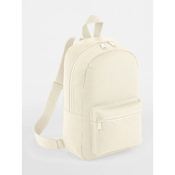 Mini Essential Fashion Backpack beige - personalizzabile con logo