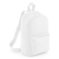 Mini Essential Fashion Backpack bianco - personalizzabile con logo