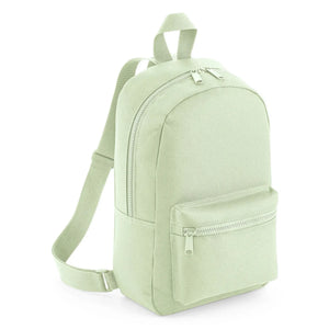 Mini Essential Fashion Backpack pistachio - personalizzabile con logo