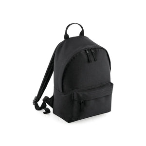 Mini Fashion Backpack nero - personalizzabile con logo