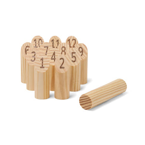 Mini gioco dei numeri VINGA Muge marrone - personalizzabile con logo