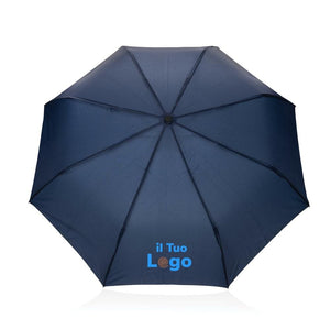 Mini ombrello automatico 21" Kaycey in rPET AWARE™ - personalizzabile con logo