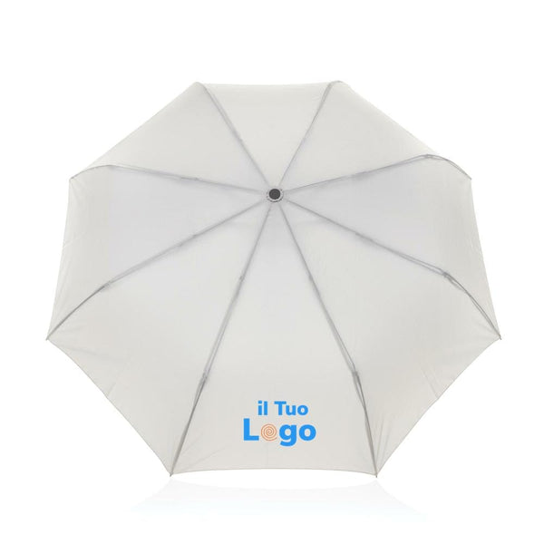 Mini ombrello automatico 21" Kaycey in rPET AWARE™ - personalizzabile con logo