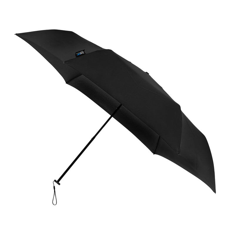 Mini ombrello super leggero Nero - personalizzabile con logo