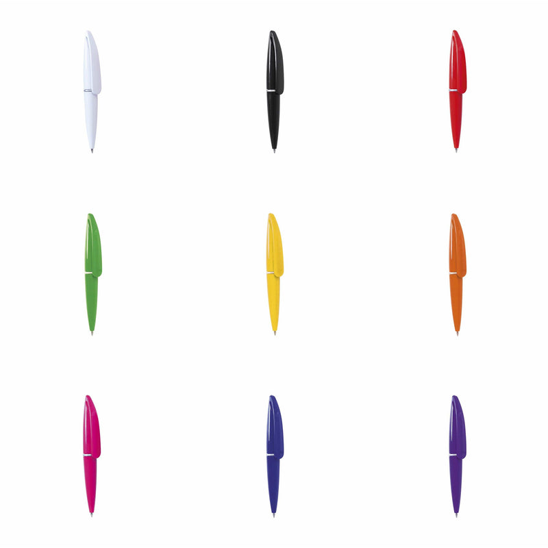 Mini Penna Hall Colore: rosso, giallo, verde, blu, bianco, nero, fucsia, arancione, MORA €0.16 - 3147 ROJ