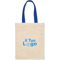 Mini shopper in cotone 140 gr/m² - personalizzabile con logo