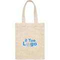 Mini shopper in cotone 140 gr/m² - personalizzabile con logo