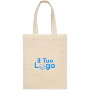 Mini shopper in cotone 140 gr/m² - personalizzabile con logo