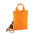 Mini Shopper in Cotone arancione / UNICA - personalizzabile con logo
