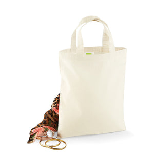 Mini Shopper in Cotone beige / UNICA - personalizzabile con logo