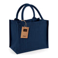 Mini Shopper in Juta Deluxe blu navy / UNICA - personalizzabile con logo