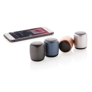 Mini speaker wireless in alluminio - personalizzabile con logo