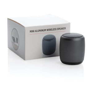 Mini speaker wireless in alluminio - personalizzabile con logo