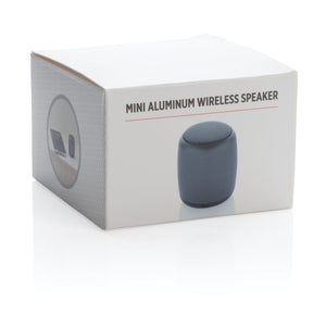 Mini speaker wireless in alluminio - personalizzabile con logo