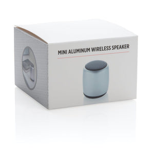 Mini speaker wireless in alluminio - personalizzabile con logo