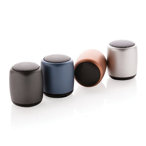 Mini speaker wireless in alluminio - personalizzabile con logo