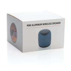 Mini speaker wireless in alluminio - personalizzabile con logo