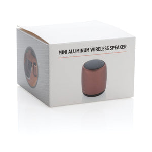 Mini speaker wireless in alluminio - personalizzabile con logo