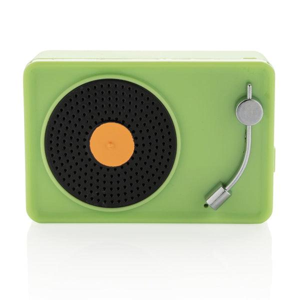 Mini speaker wirelss 3W vintage - personalizzabile con logo