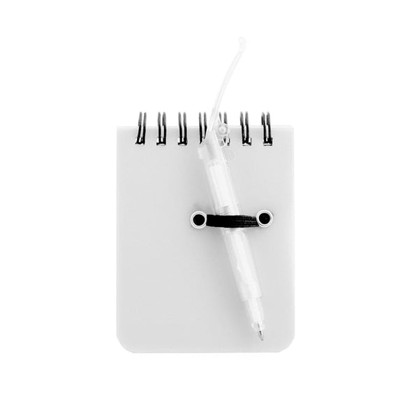Mini Taccuino Duxo bianco - personalizzabile con logo