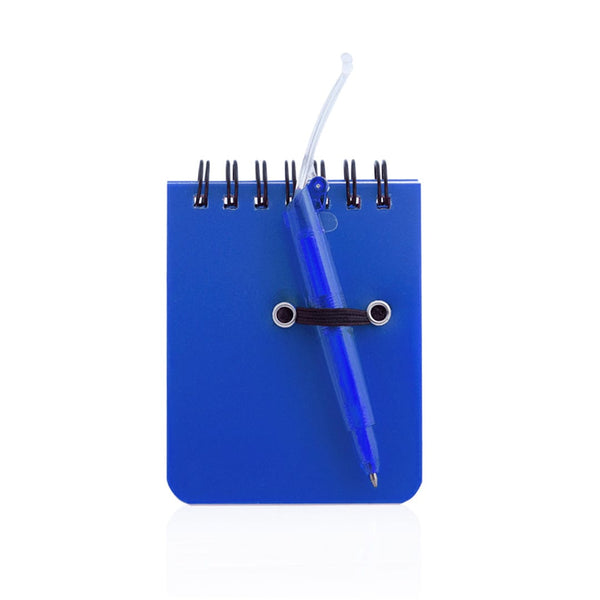 Mini Taccuino Duxo blu - personalizzabile con logo