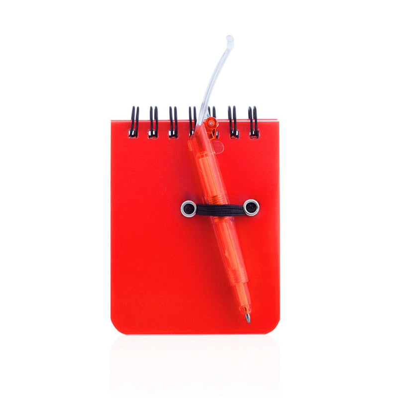 Mini Taccuino Duxo rosso - personalizzabile con logo