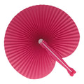 Mini ventaglio pieghevole Rosa - personalizzabile con logo