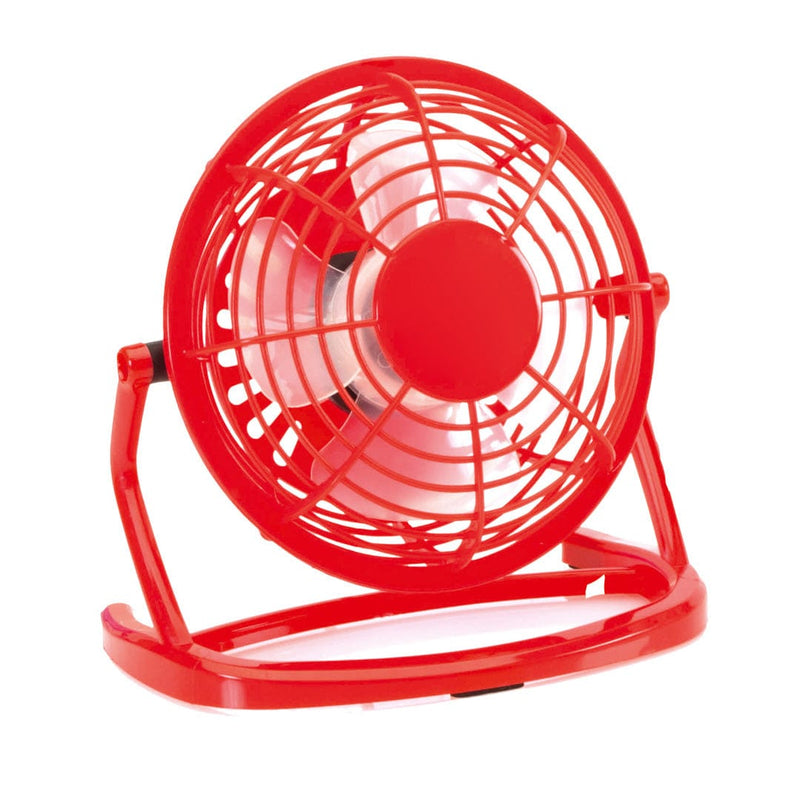 Mini Ventilatore Miclox rosso - personalizzabile con logo