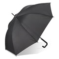 Mistralwood 190T Pongee 23" Ombrello Apertura automatica Nero - personalizzabile con logo