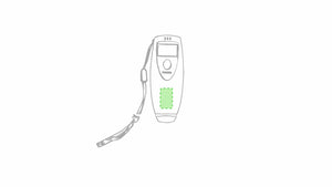 Misuratore Alcohol Gamp bianco - personalizzabile con logo