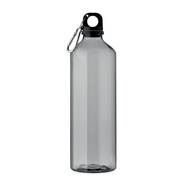 Bottiglia in RPET 750ml trasparente grigio - personalizzabile con logo