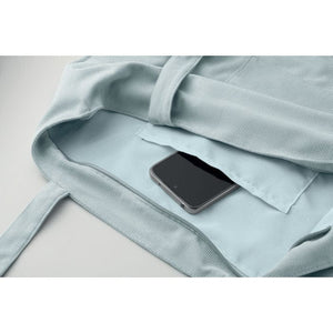 Shopper grande in velluto a coste - personalizzabile con logo