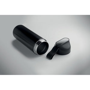 Set regalo da 2 pezzi borraccia e ombrello Nero - personalizzabile con logo