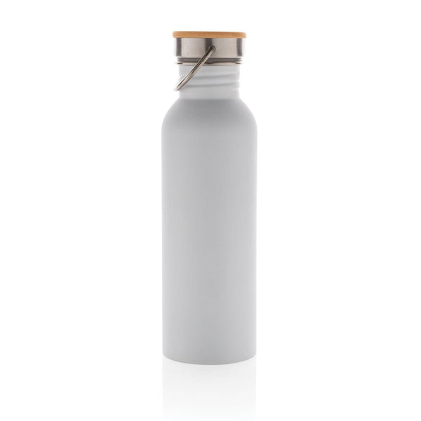 Moderna bottiglia in acciaio con tappo in bambù 700ml Colore: nero, grigio, bianco, blu, verde €11.08 - P436.831
