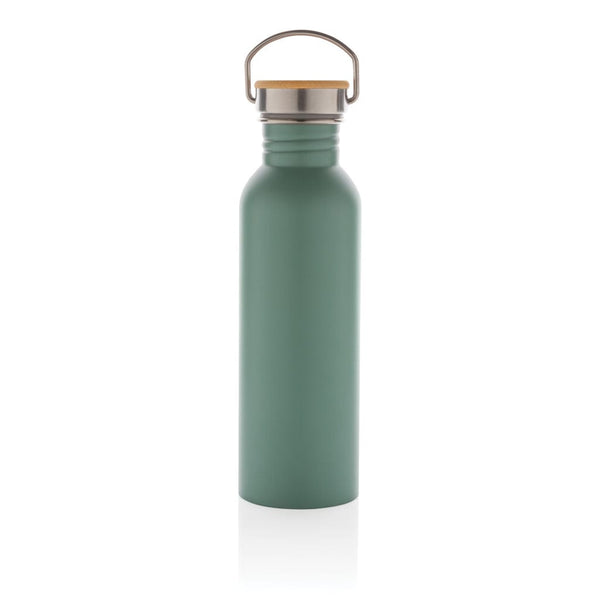 Moderna bottiglia in acciaio con tappo in bambù 700ml Colore: nero, grigio, bianco, blu, verde €11.08 - P436.831