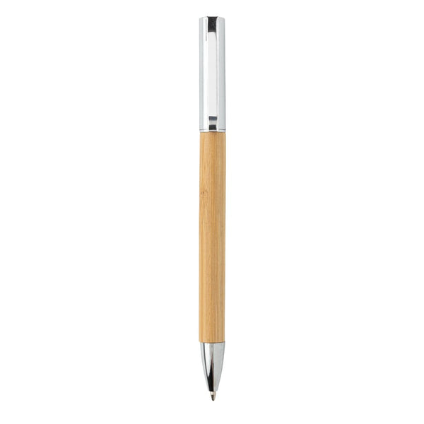 Moderna penna in bambù marrone - personalizzabile con logo