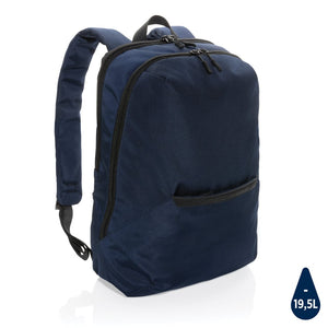 Moderno zaino porta PC 15,6" 1200D Impact AWARE™ blu navy - personalizzabile con logo