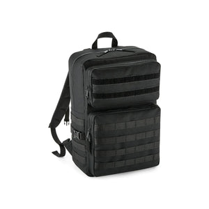 Molle Tactical Backpack nero - personalizzabile con logo