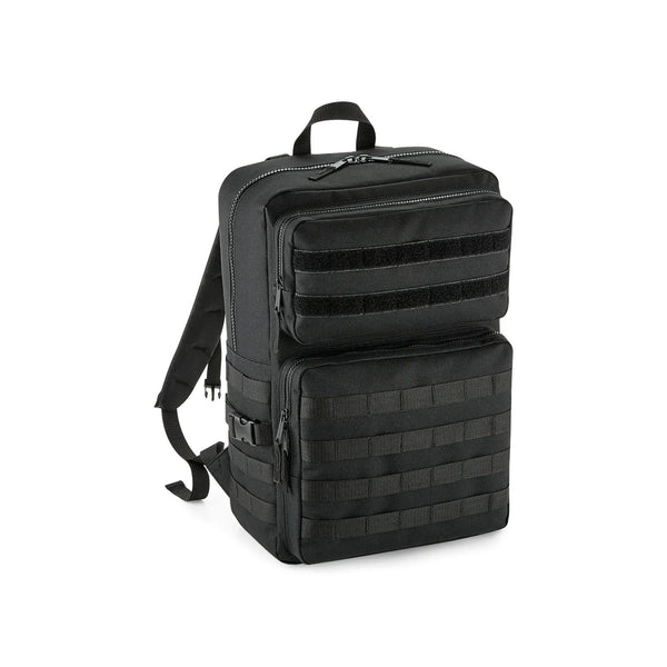 Molle Tactical Backpack nero - personalizzabile con logo