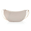 Monospalla marsupio Crescent XL in rPET AWARE™ beige - personalizzabile con logo