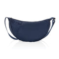 Monospalla marsupio Crescent XL in rPET AWARE™ blu navy - personalizzabile con logo