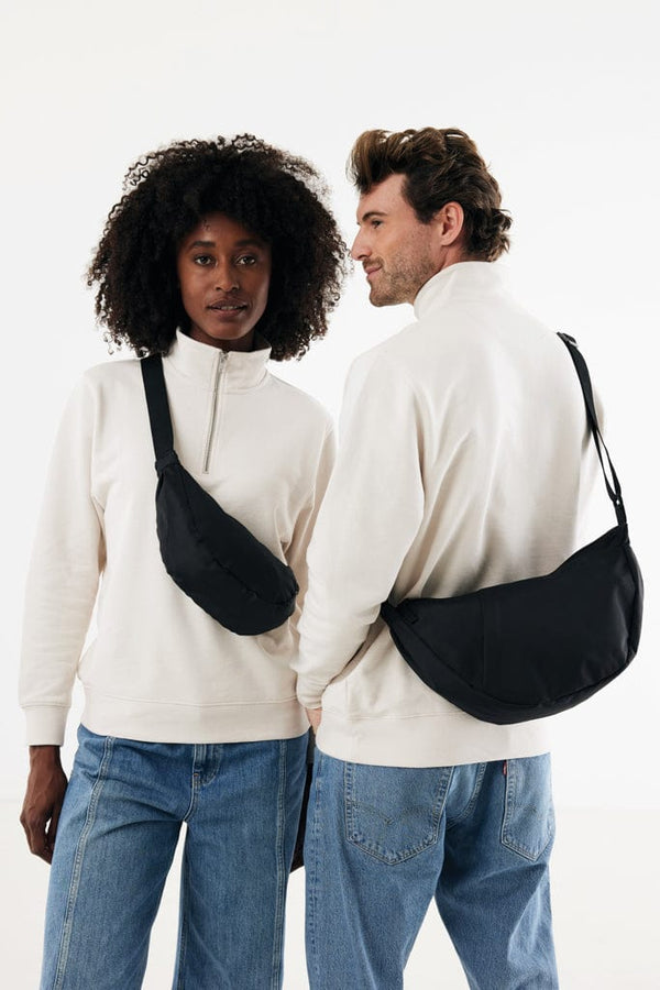 Monospalla marsupio Crescent XL in rPET AWARE™ - personalizzabile con logo