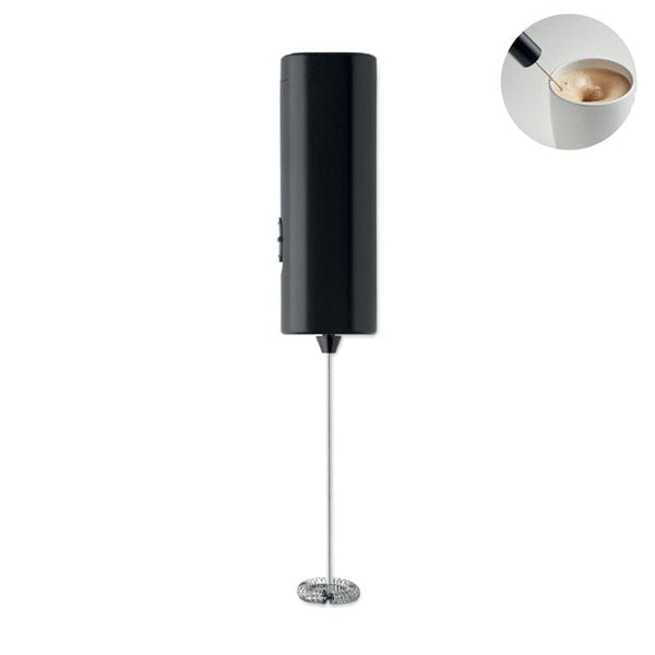 Montalatte elettrico Nero - personalizzabile con logo