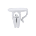 Morsetto Portabicchiere Tusca bianco - personalizzabile con logo